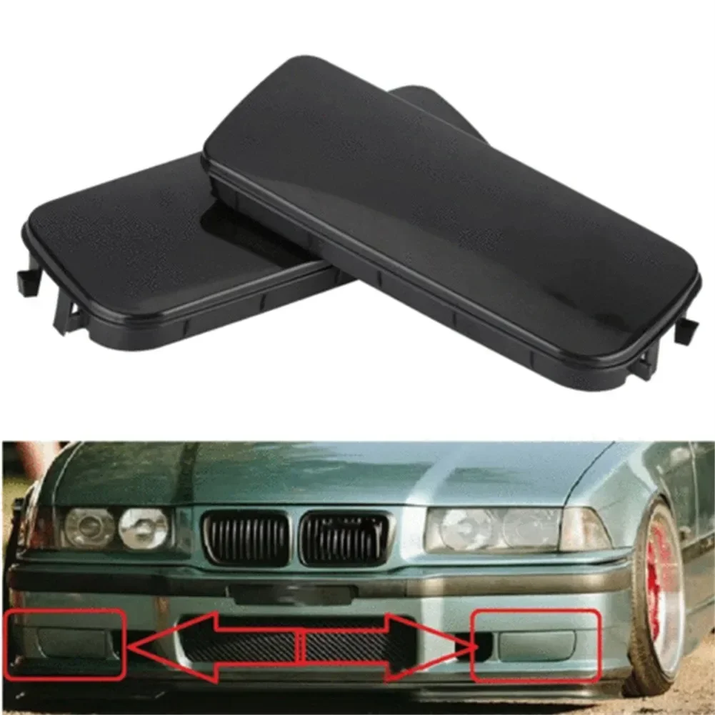

2pcs Car Front Fog Light Hole Cover Cap For BMW E36 3-Series 320i 323i 325i 328i 51118122449 / 51118122450 Car Accessories
