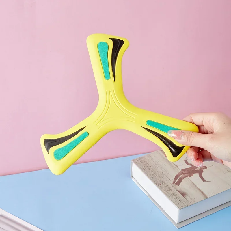 Eva Foam Hand-thrown Three-leaf Boomerang Flying Antistress for Children Funny Interactive Games Puzzle Sports Toys