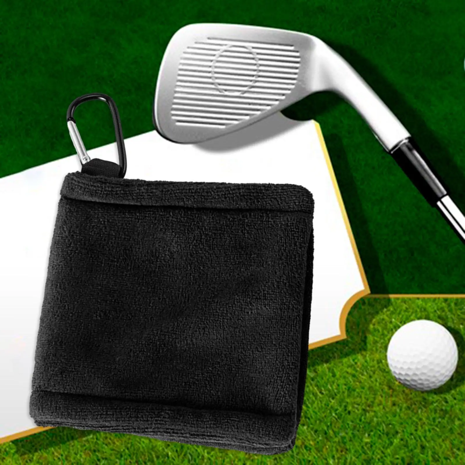 Golf Towels with Carabiner Golf Bag Towel for Husband Golf Fan Boyfriend