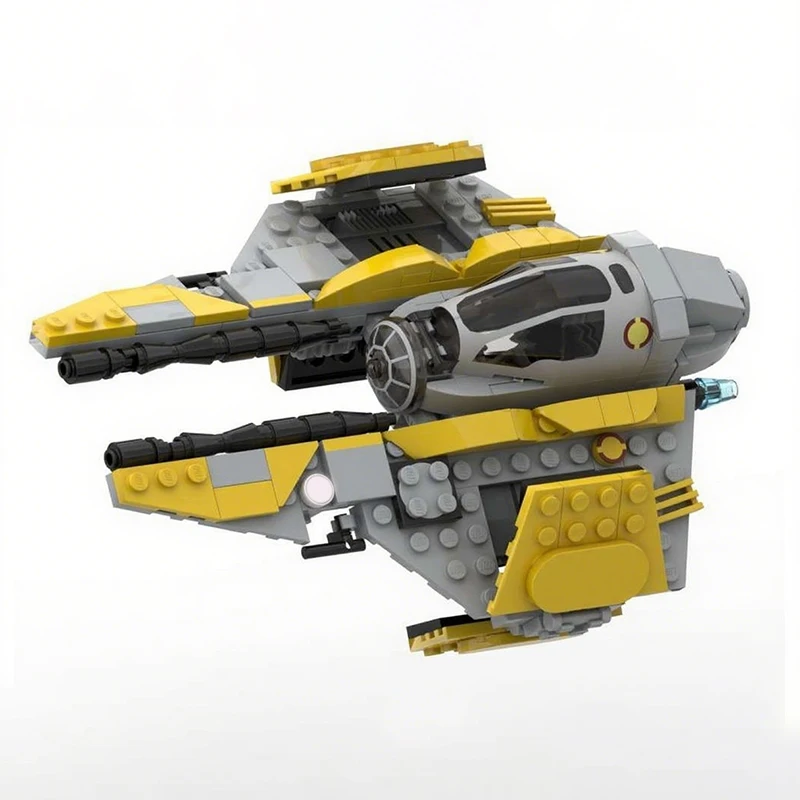 

258PCS MOC Space Battle Hero S Eta 2 Actis Class J Di Interceptor Model Collectible Display DIY Creative Building Blocks Gift