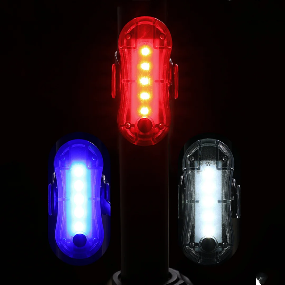 الدراجات الضوء الخلفي MTB الضوء الأحمر الدراجة الضوء الخلفي الدراجات الجبلية مصباح USB قابلة للشحن LED الدراجات الدراجة تحذير الضوء