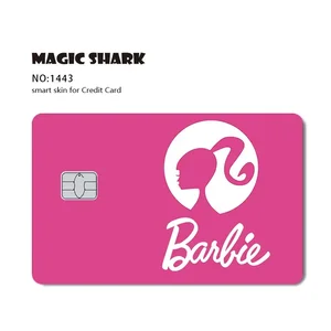 Magic Shark Film Cover Hautaufkleber für Kreditkarte, Wassermelonenring, Ainime Pink Girl Rainbow, Bank, Debit, Buskarte 12 Hauptverkaufsaufkleber -Kreditkarte - №12