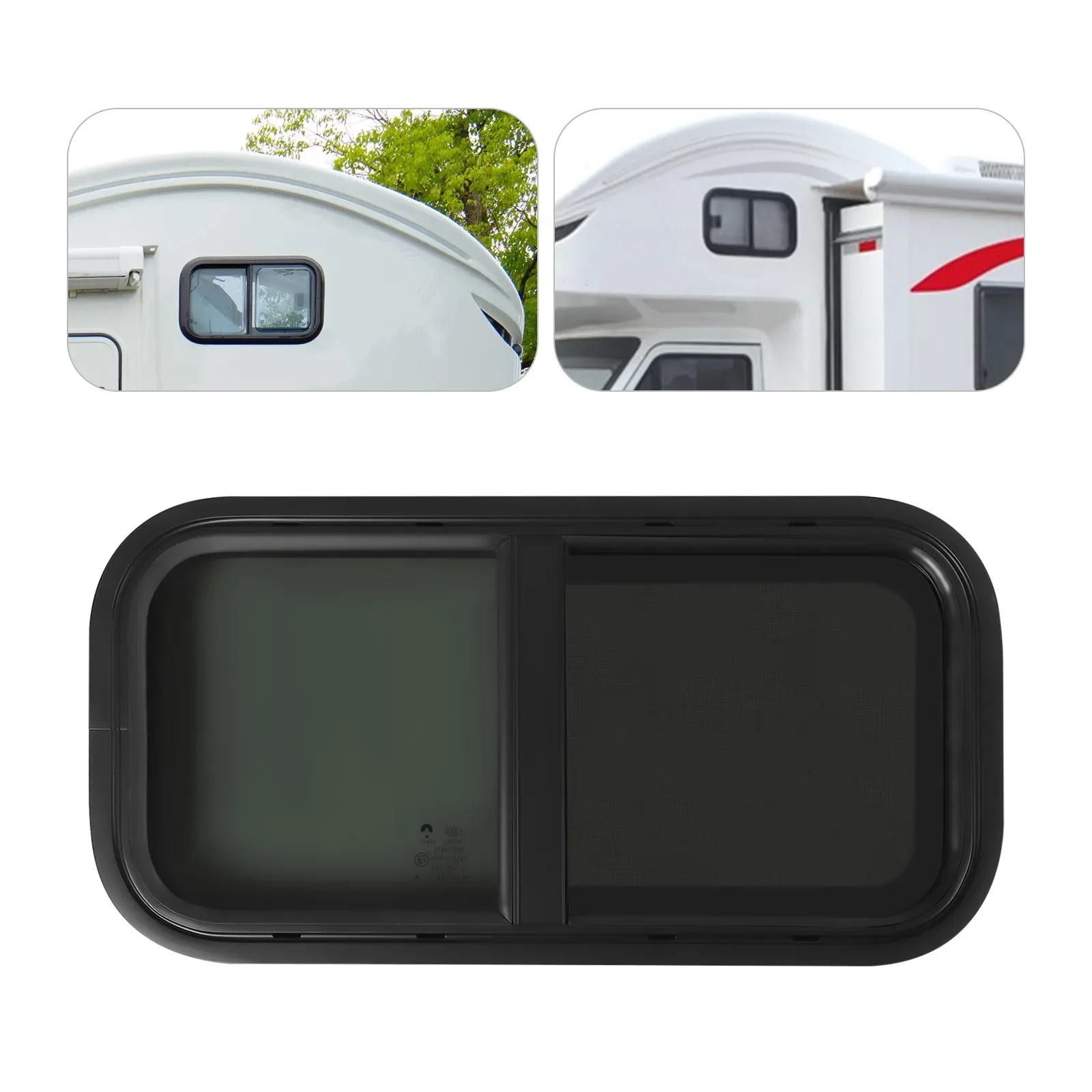 600*300mm/23.6*11.8inch RV Window, Sliding Windows, Insect Proof Mesh For Caravan Windows