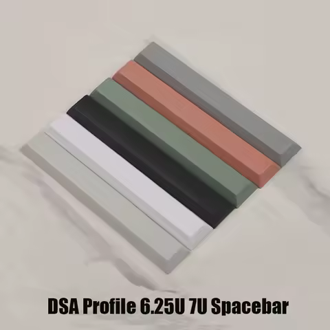 DSA Low Profile 6.25U 7U Spacebar Blank PBT Keycap Gaming Mechanical Keyboard Custom Mx Switch Key Caps Gateron DSA Space bar