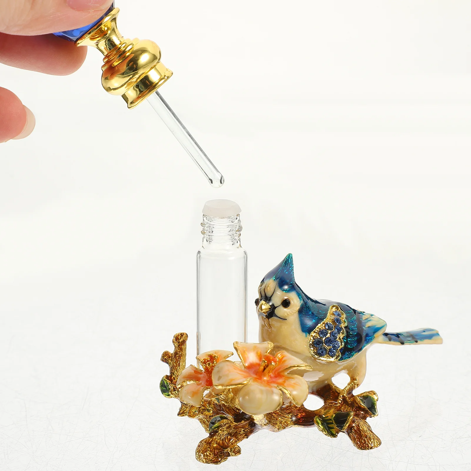 

Винтажный стеклянный флакон для духов, пустой многоразовый изысканный контейнер для ароматов, уникальный дизайн, настольное ароматическое украшение, практичное