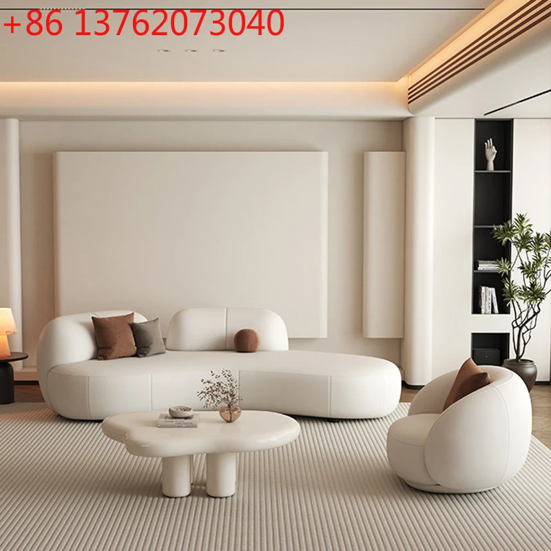 

Nordic Cream Style Sofa Modern High-end Homestay Beauty Salon Clothing Store Reception Sofa Office Furniture