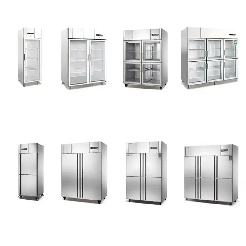 Airo Kitchen Equipment Stainless Steel Meat Reach-In Automatic Defrost Freezer Butchery Refrigerator