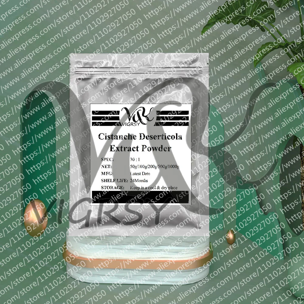 

Global Wholesale Production Raw Material Customized 30:1Cistanche Deserticola Extract Powder With Aluminum Foil Bag