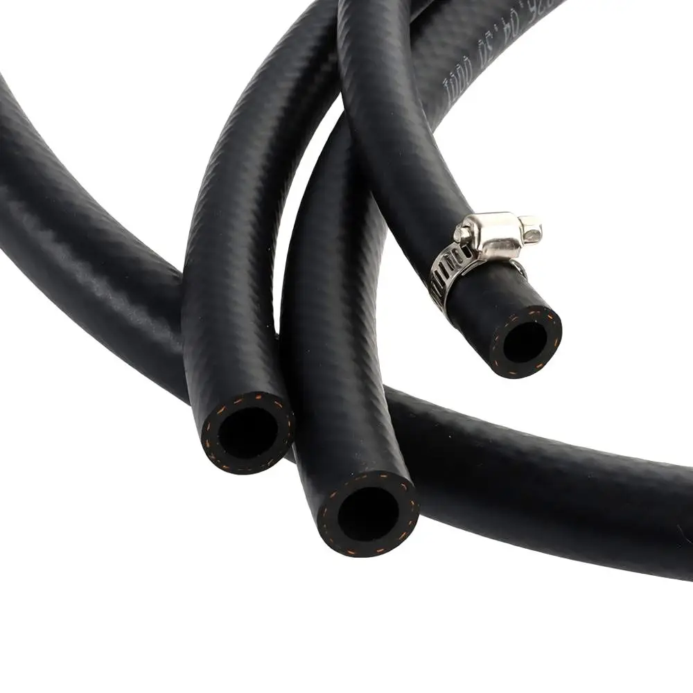 Durable Multifunctional Car Fuel Hoses ID 4 5 6 8 10 12 14mm with Pipe Clamp Diesel Hose NBR Oil Resistant Hose