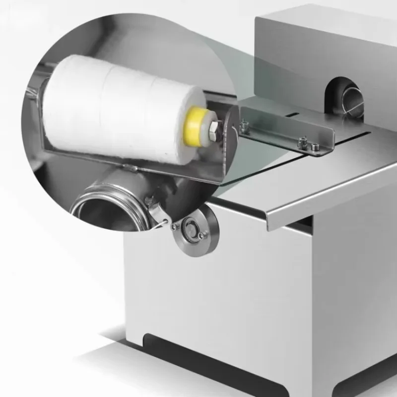 

Gold Seller Commercial Food Grade Stainless Steel Electric 220V Motor Automatic Sausage Knotting and Binding Machine