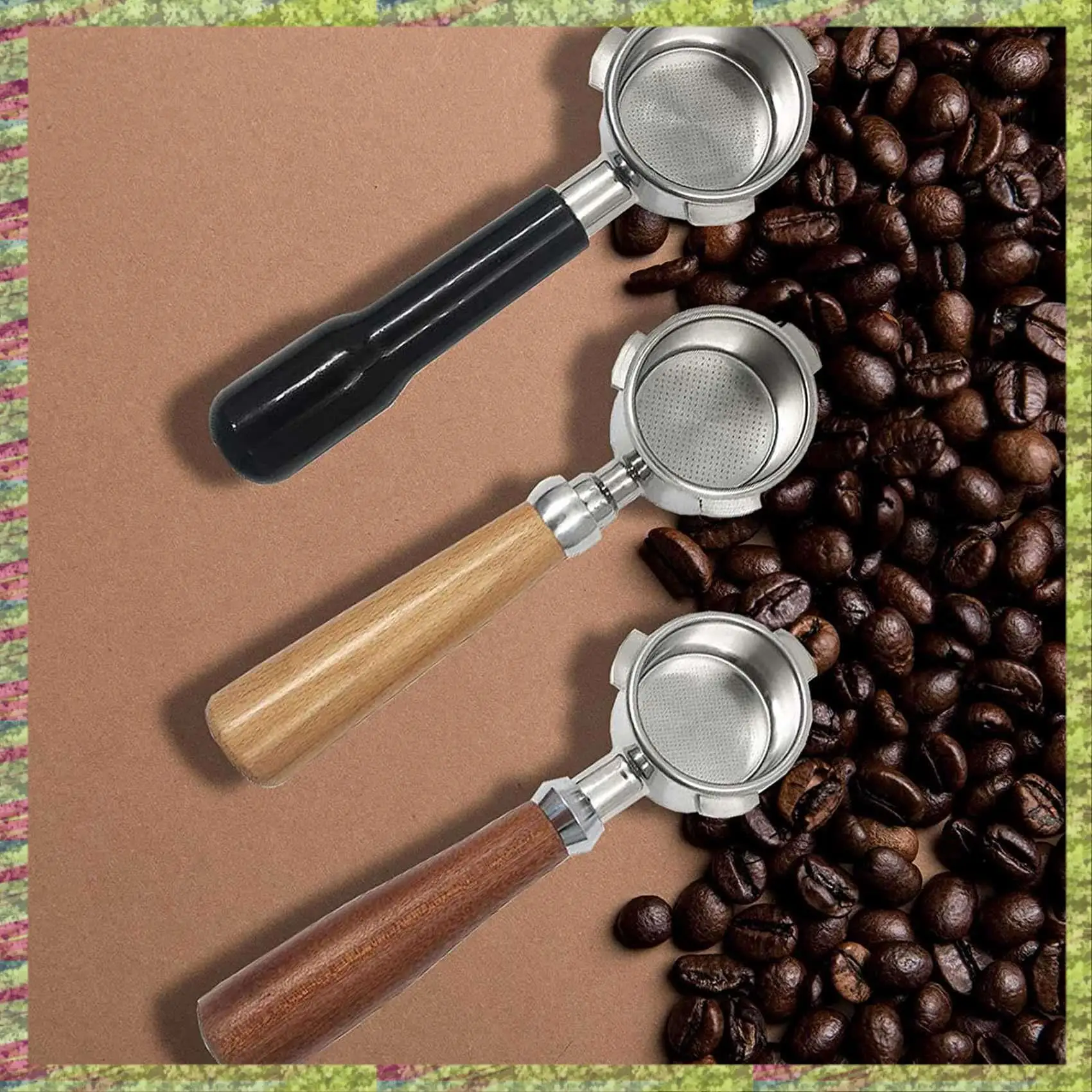 Portafiltro senza fondo ABKB 3X 54 mm per Breville Barista Express BES870XL BES870BSXL BES878BSS BES880BSS BES840XL e altro C