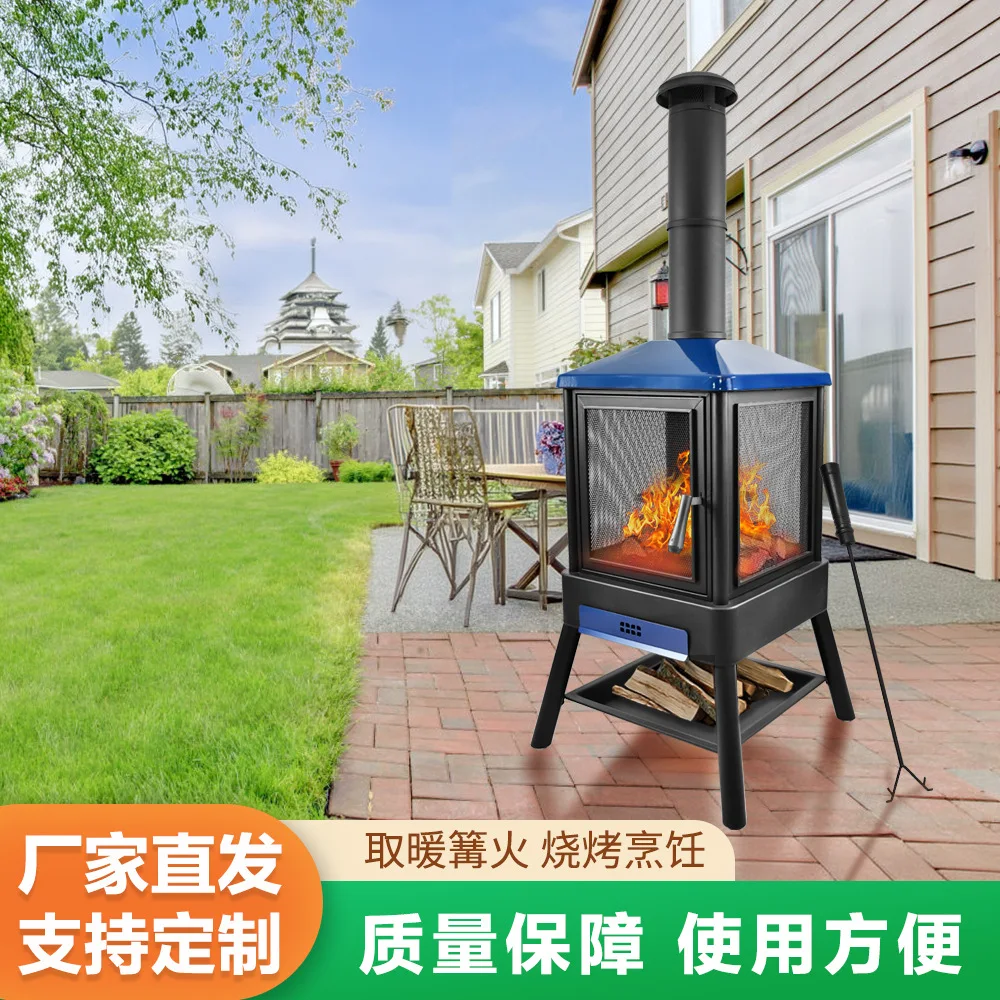

Outdoor Craftsman Bonfire Heating Grill Grill Patio Household Grill Homestay Garden Terrace Firewood Charcoal