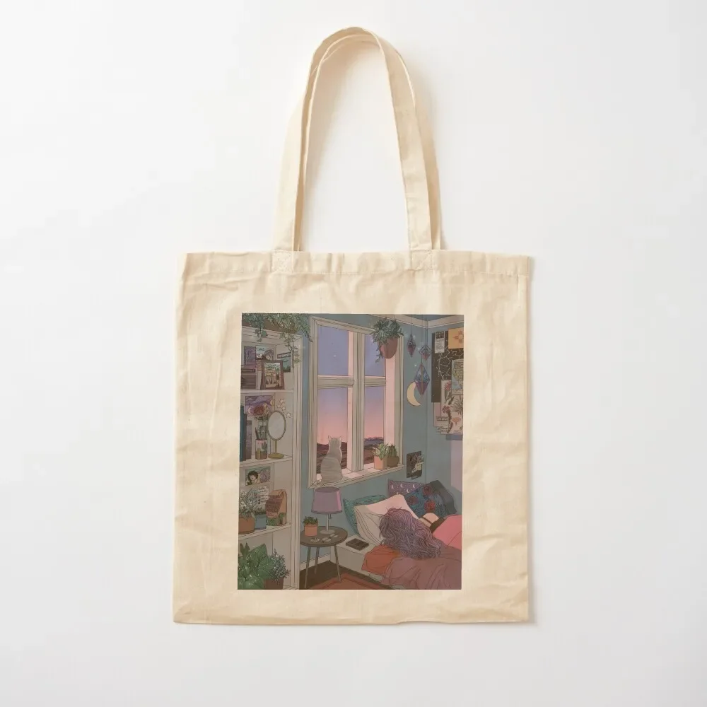 

Early Morning Tote Bag tote bag woman shopping bags foldable custom tote bag