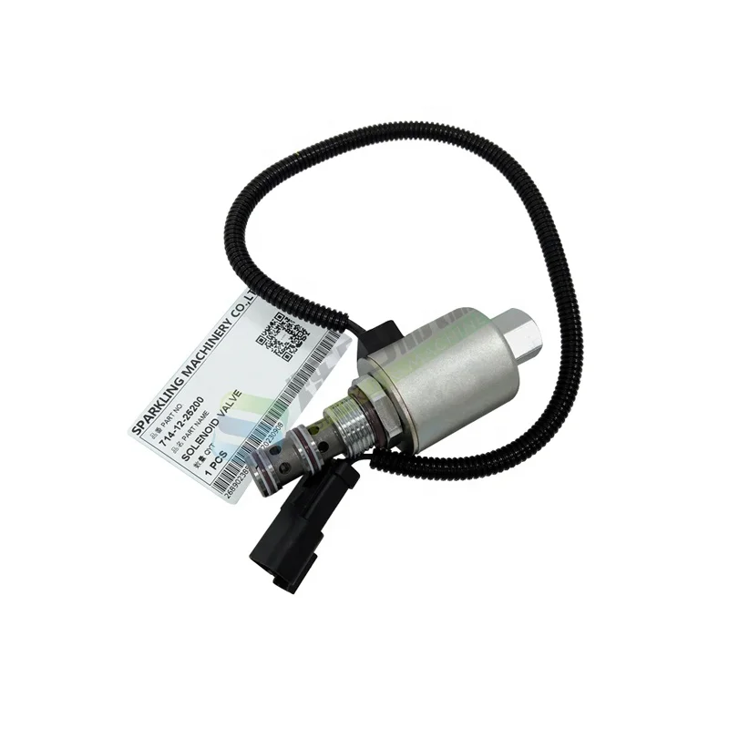 

Запчасти для колесных погрузчиков SG 714-12-25200 WA380 WA430, электромагнитный клапан 7141225200, 714-12-25200