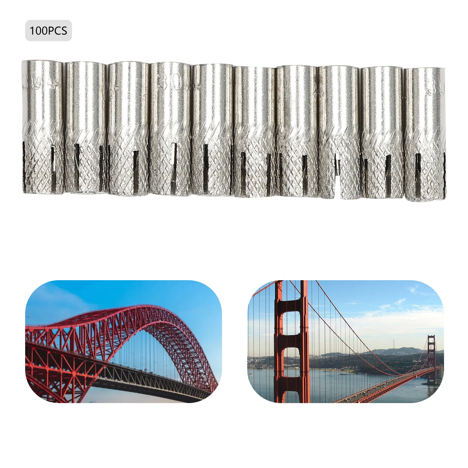 100 قطعة 304 الفولاذ المقاوم للصدأ التوسع الداخلي الأنابيب أنبوب المقابس M6 M8 M10 M12 M16 قطرة في انفجار التفجير مرساة مسمار مزلاج