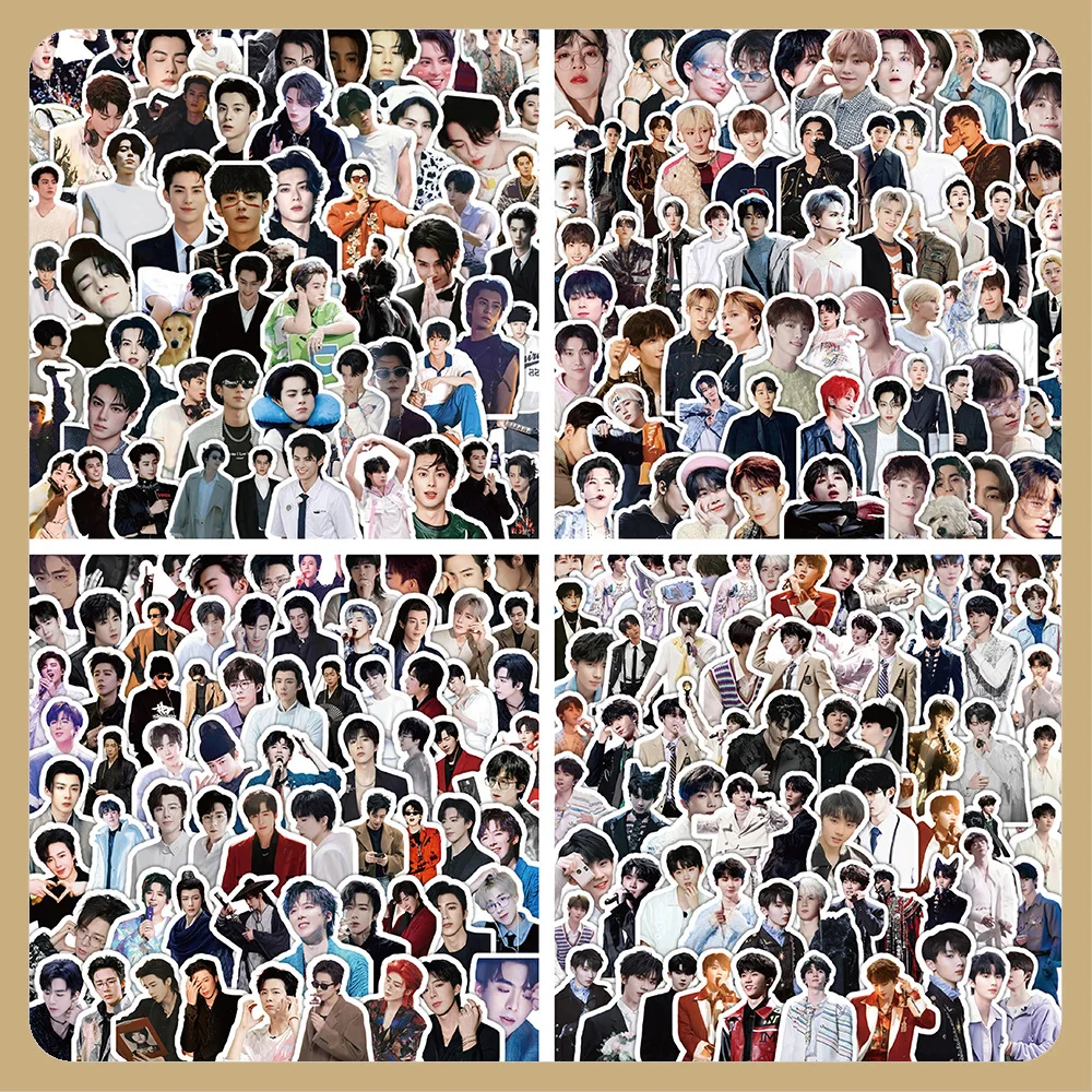 Cheng Yi Wang Yibo Xiao Zhan KPOP Group Boy\'s Decorate notebook DIY stickers