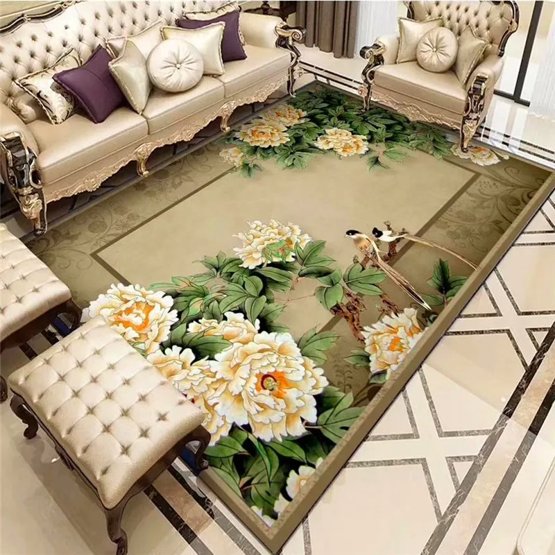 

Nordic New Chinese Classical Living Room Sofa and Tea Table Carpet Bedroom Bedside Full Hallway Entrance Home Use Carpet