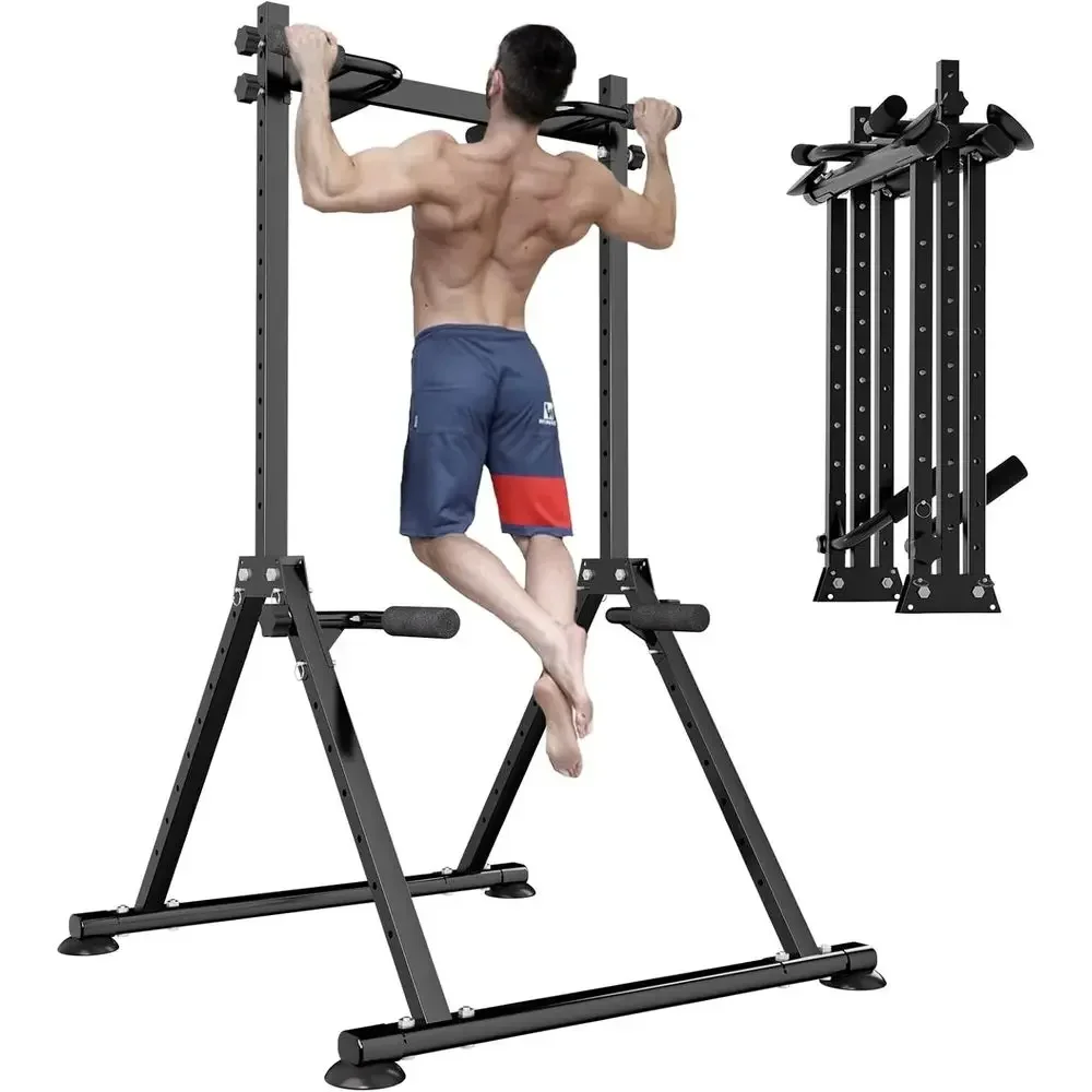 Multi-Functional Triangular Pull-Up Bar Station for Home Gym Strength Training