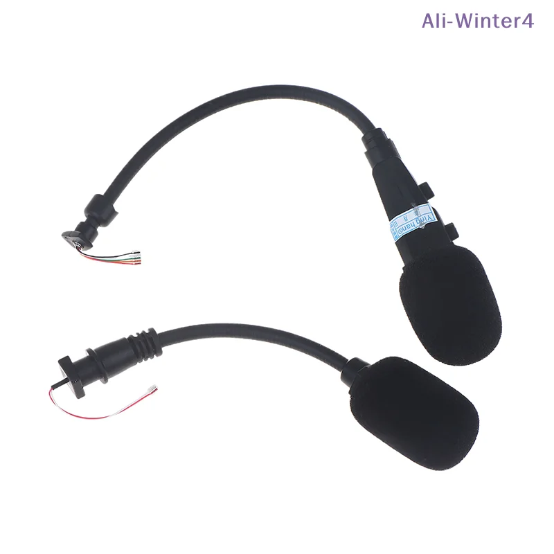 

{MOA2} 2/4Pin Motorcycle Helmet Boom Mic Microphone Replacement Accessories For Sena 3S Plus-B Bluetooth Headset