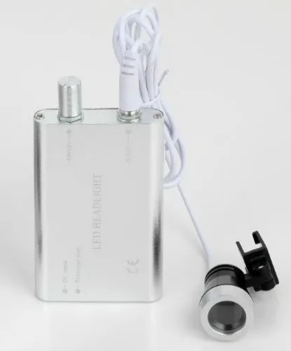 

Binocular Magnifier Dental Loupes 2.5X 3.5X 420mm with LED headlight