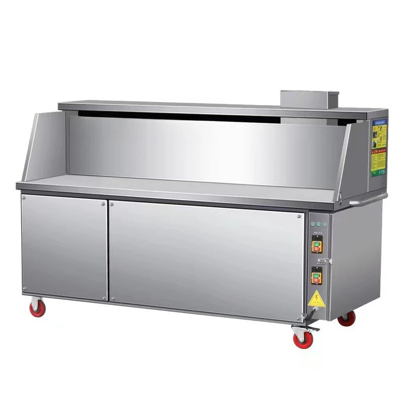 

Smoke-free, barbecue, truck commercial stall mobile, barbecue machine, environmental protection