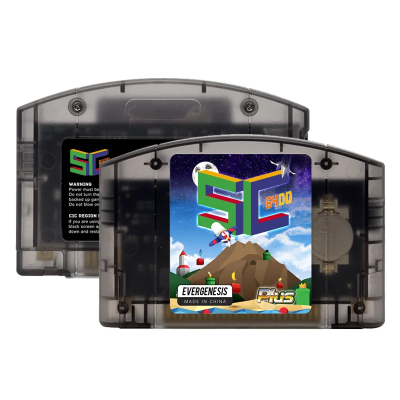 EVERGENESIS SC64 オープンソース N64 800 で 1 ゲームカートリッジ