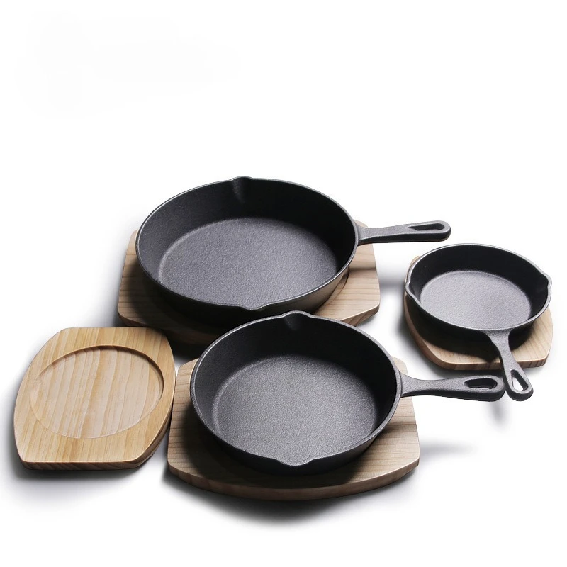 

Cast iron pan, small frying pan, flat bottomed non stick pan, old-fashioned household fried egg induction cooker, non stick pan