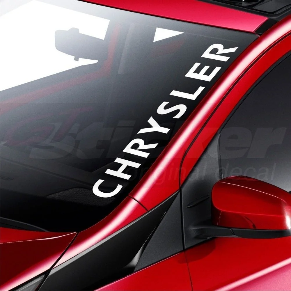 For Chrysler Car Windscreen Decal sticker emblem logo 300C 300M Concorde Crossfire  Styling