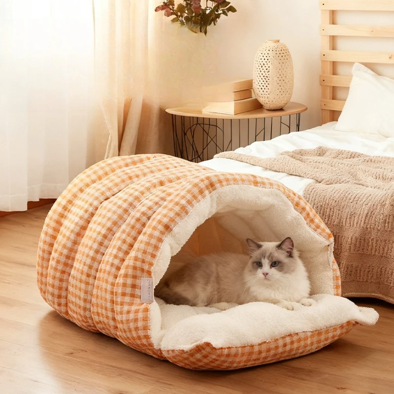 

Four Seasons Warm Cat Bed Internet Popularly Modern Design Pet Bed Universal Products Closed Pet Products Haustierbett XY40CWC