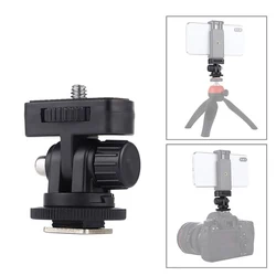 1/4 Inch Screw Thread Cold Shoe Tripod Mount Adapter Camera Mount Adapter Camera