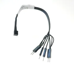 Kleine 6Pin 8Pin Weibliche Neu Zu Starten Power Led SW Reset Schalter Dupont Kabel für Dell Motherboard Installieren auf Normalen Host fall