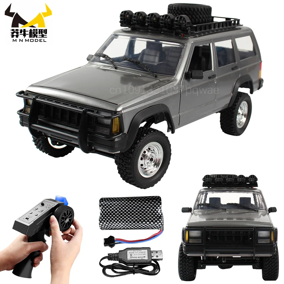 

MN MODEL 1/12 4WD RC Climbing Car Remote Control Off-Road Vehicle All Terrain Truck Outdoor Wading Rock Crawler Toy for Adult