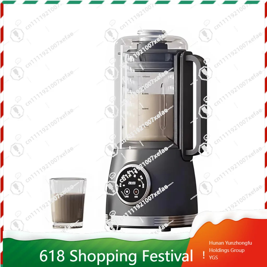 1L High-Speed Food Processor, Automatic Cleaning Soybean Grinder & Mixer for Home Kitchen