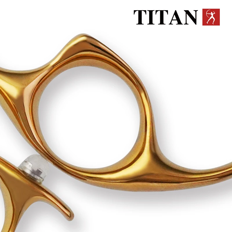 Titan Hairdressers scissors professional hair scissors gold hairdressing barber salon tool cut scissors