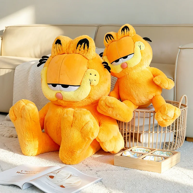 Juguetes de Peluche Suaves y Adorables de la Familia GARFIELD, Lindos Personajes de Dibujos Animados, Gato Garfield y Odie, Muñecos de Peluche, Regalos de Cumpleaños para Niños