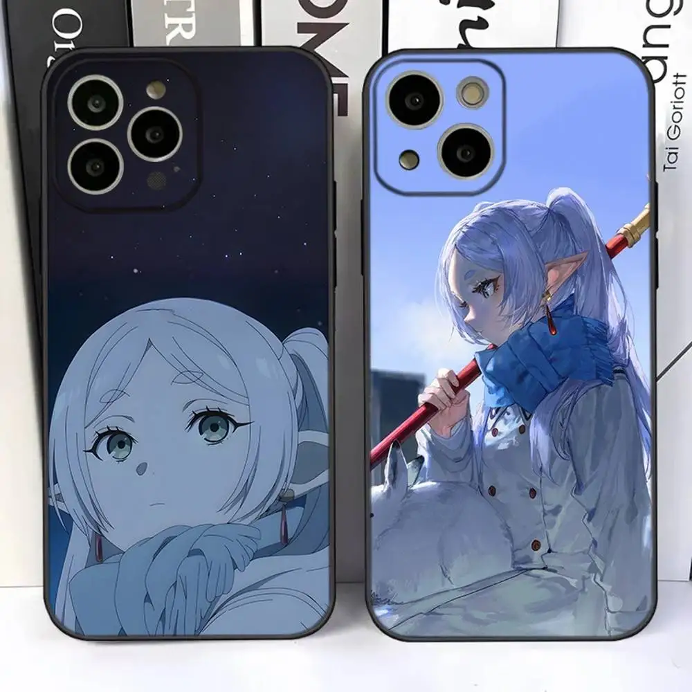 

Anime Frieren Beyond Journeys End Phone Case For iPhone 17,16,15,14,13,12,11 Plus,Pro,Max,Air,XR,XS,X,7,8 SE,Mini Silicone Soft