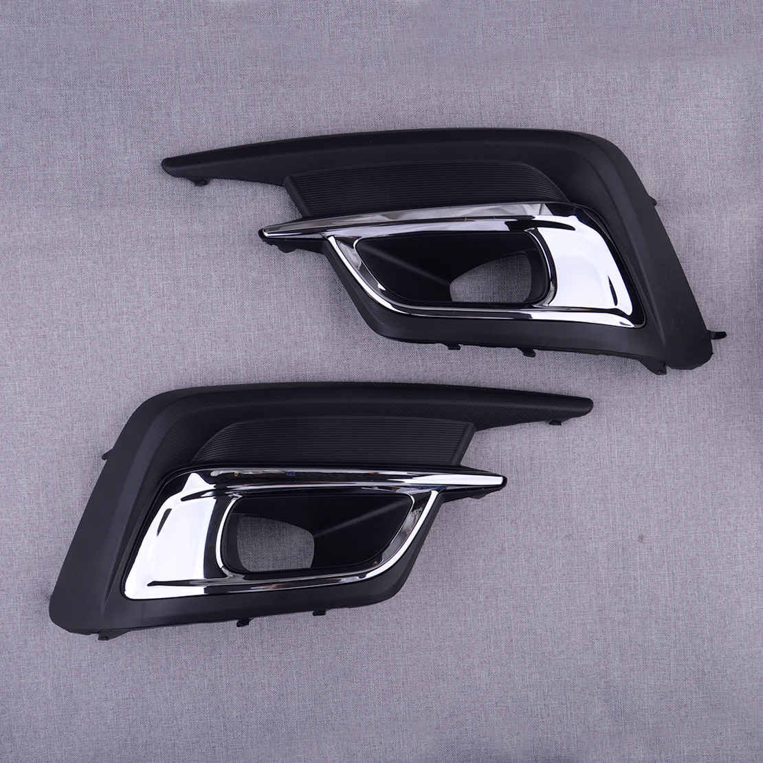 

1 пара передних бамперных противотуманных фар, решетки, лицевые панели 57731AL69A 57731AL68A, подходят для Subaru Legacy 2018 2019, черный пластик