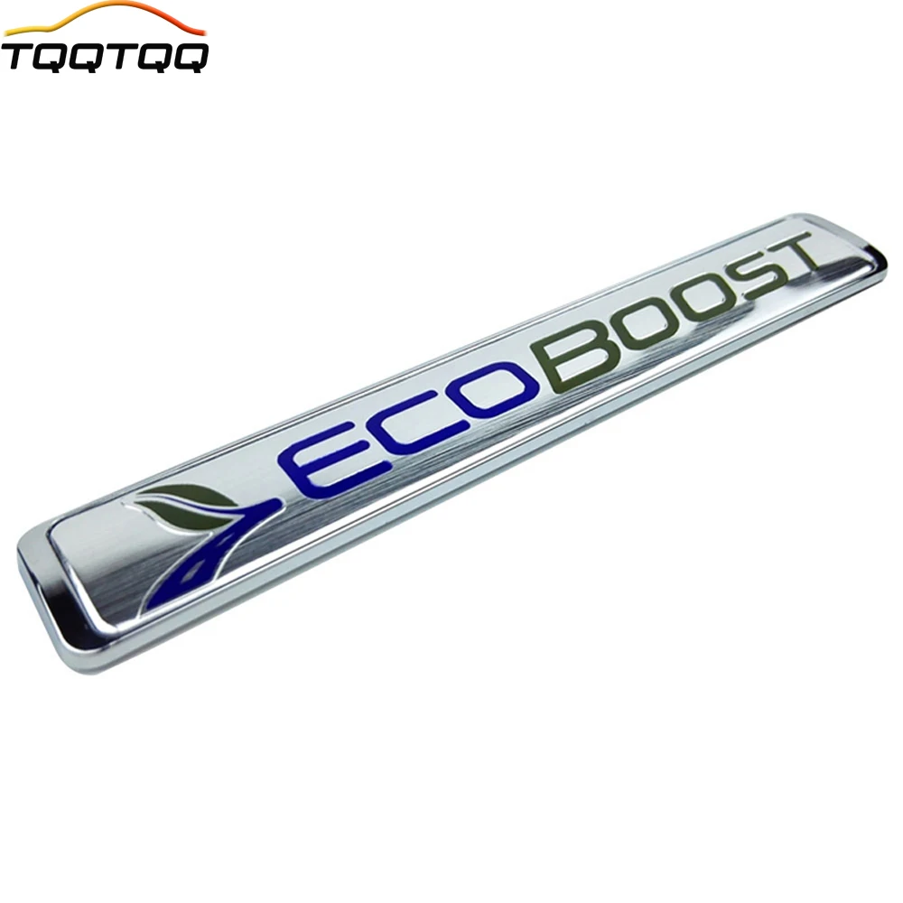 3D Metal Ecoboost Car Emblem Bagde For Ford S-MAX Ecoboost Engine