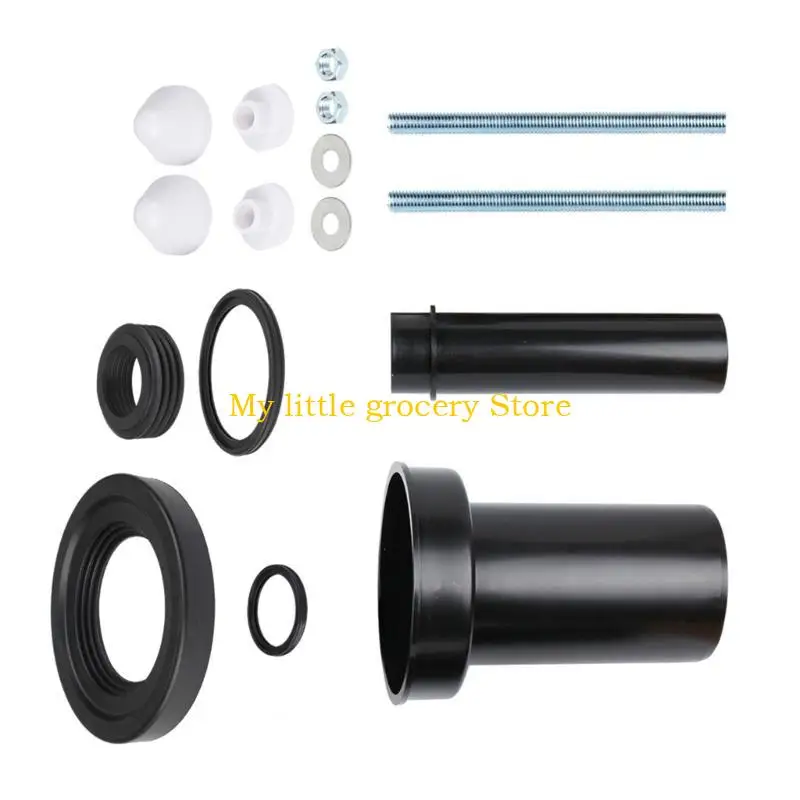 D5BD Universal Fitting Seal rings Rubber Seal rings set Multiple for Wall Mounted Toilets