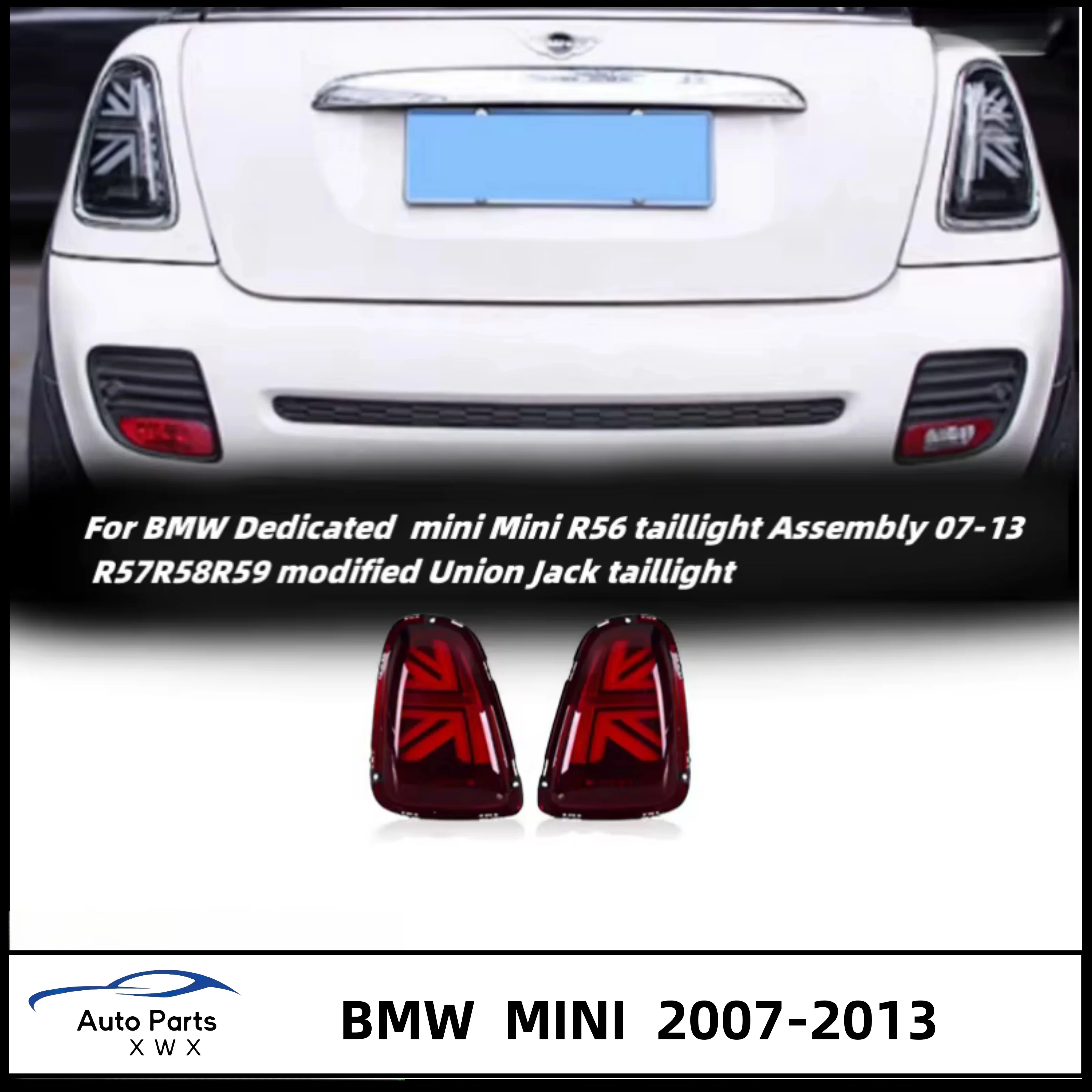 for BMW Dedicated  mini Mini R56 taillight Assembly 07-13 R57R58R59 modified Union Jack taillight