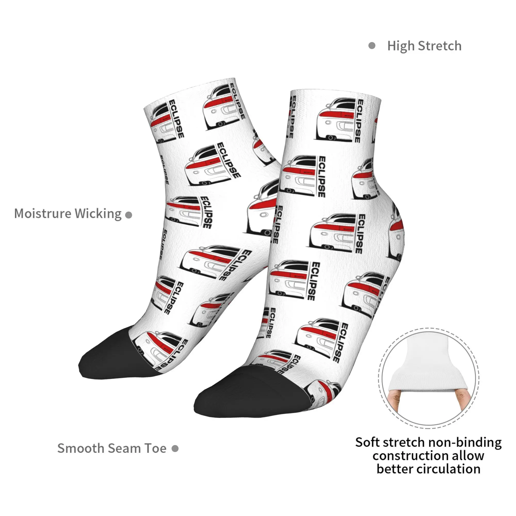 الكسوف 2G DSM الجوارب الحمراء Harajuku جوارب امتصاص العرق جميع المواسم الجوارب اكسسوارات للهدايا للجنسين