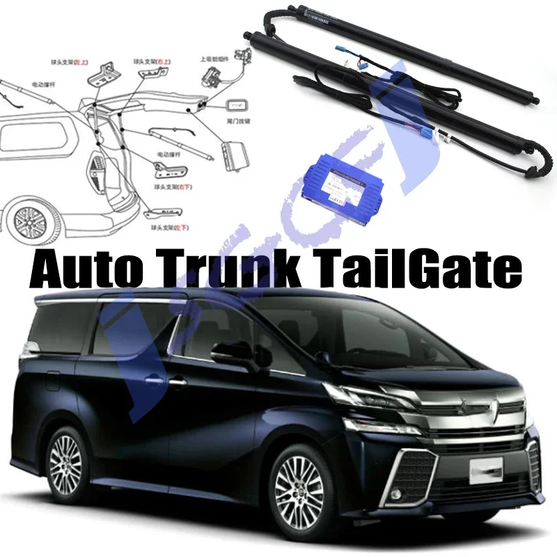 For TOYOTA Alphard AH30 Vellfire 2016-2023 Car Power Trunk Lift Electric Hatch Tailgate Tail Gate Strut Auto Rear Door Actuator