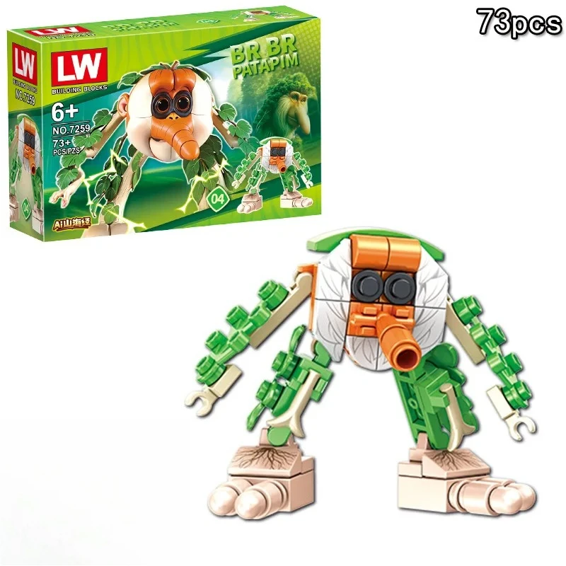 ##**&-Brain Degeneration Animal Building Blocks - Blind Box Toys, Kids' Educational Blocks, Perfect Gift for Boys & Girls
