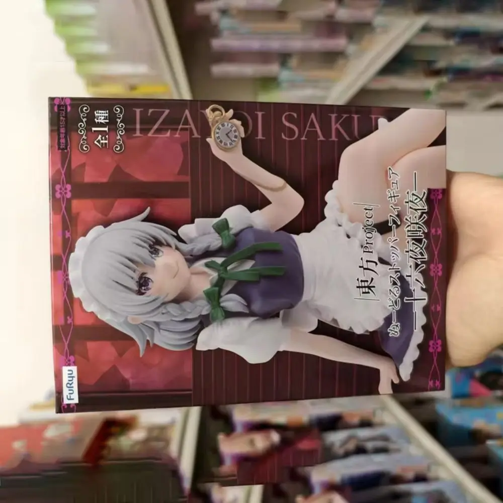 

100% Original in Stock FuRyu Noodle Stopper Figure Touhou Project Izayoi Sakuya Anime Figure Action Figure Garage Kit Collection