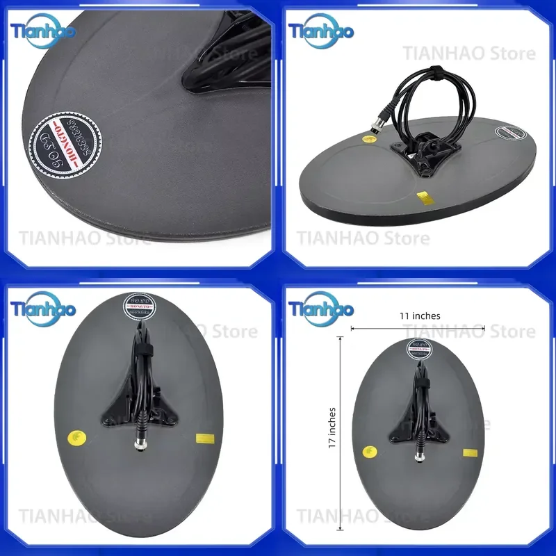 for Stable Metal Detector High Sensitivity Probe Plate 11x17 Solid Gray Search Coil Cover for High Precision Intelligent