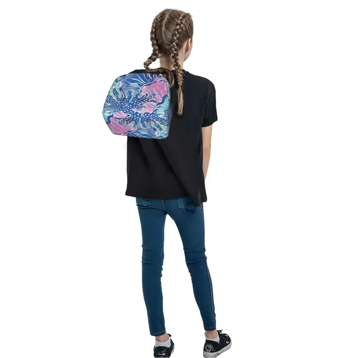 Lily Pulitzer-Sacs à lunch isothermes pour femmes, fourre-tout isotherme, boîte à lunch isotherme, sacs de pique-nique étanches, travail, école, enfants