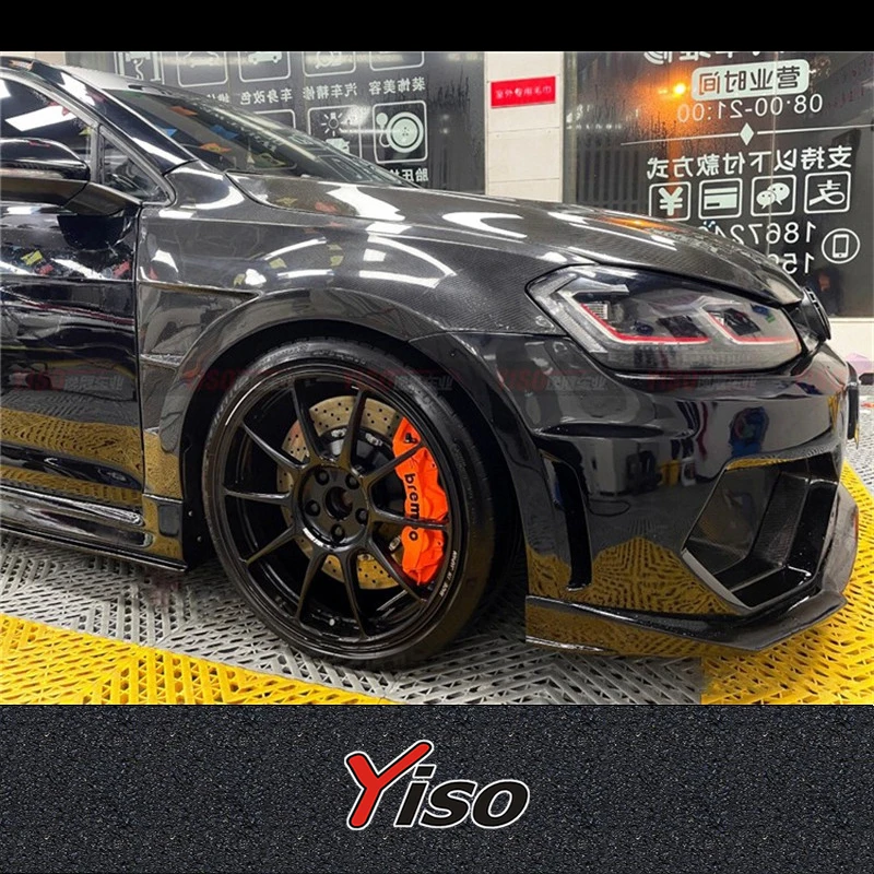 Suitable for GOLF 7 R GTI Rline Front Fender Aerodynamic GOLF 7 R GTI Rline Carbon Fiber Modified Encirclement Front Fender