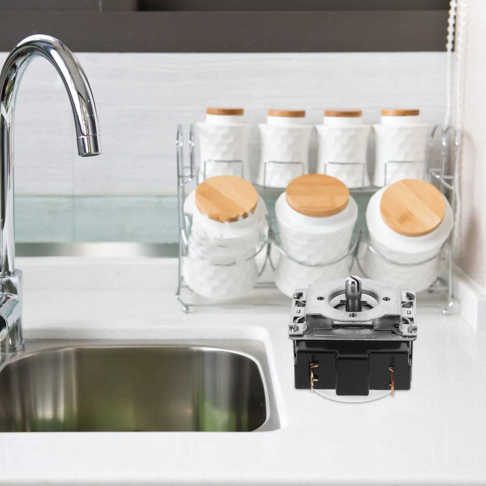 

Countdown Timer Minutes Round Shaft for Electric Oven Cooker Kitchen Cooking Baking Timers Timer Switch