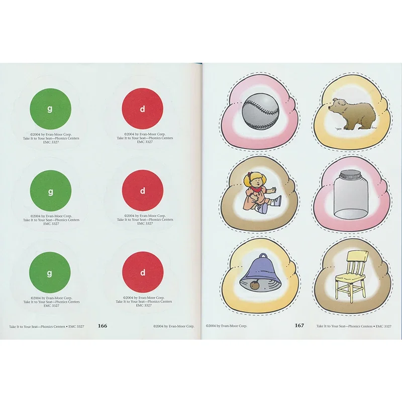 Evan-Moor خذها إلى مراكز الصوت لمقعدك، مصنف الصفوف PreK-K، الذين تتراوح أعمارهم بين 4 5 6 7، الكتاب الإنجليزي 9781557999801 #4