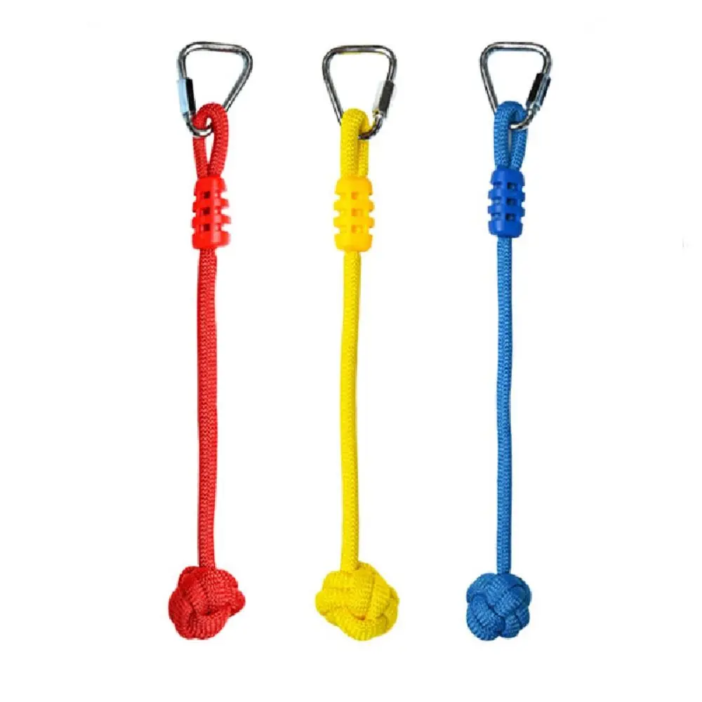 Hang Indoor Playground Outdoor Play Kit Random Color Rope Playground Climbing Ring Accessories PP Kids Monkey Swing Bars